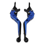 CNC Blue Extendable Brake Clutch Levers for Ducati Monster (2001-2015)