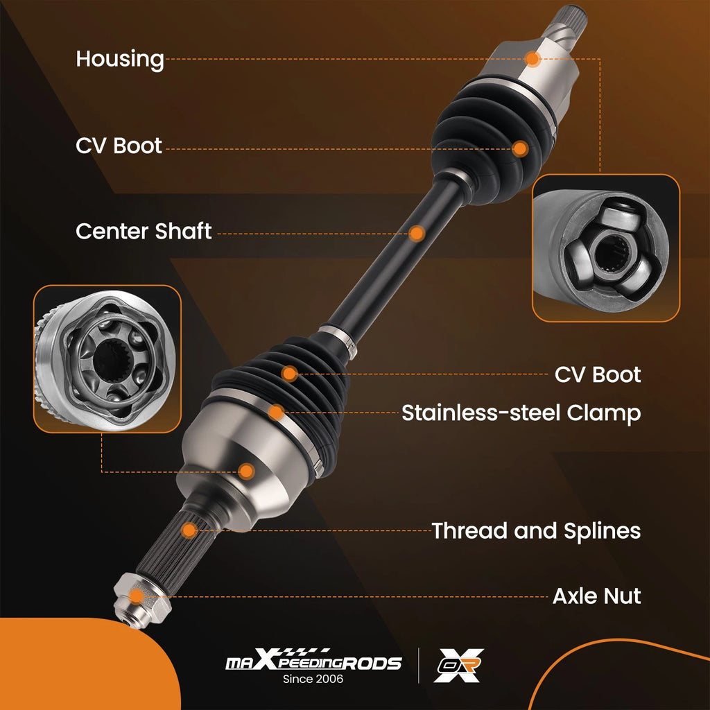 Front Left CV Axle Drive Shaft for Mazda 3 (2005-2013)