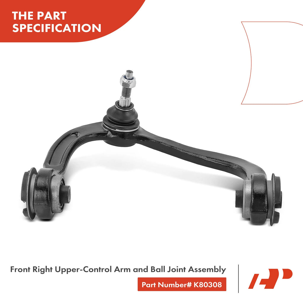 Set of 8 Front Control Arm Ball Joints Tie Rods for Lincoln Ford Expedition