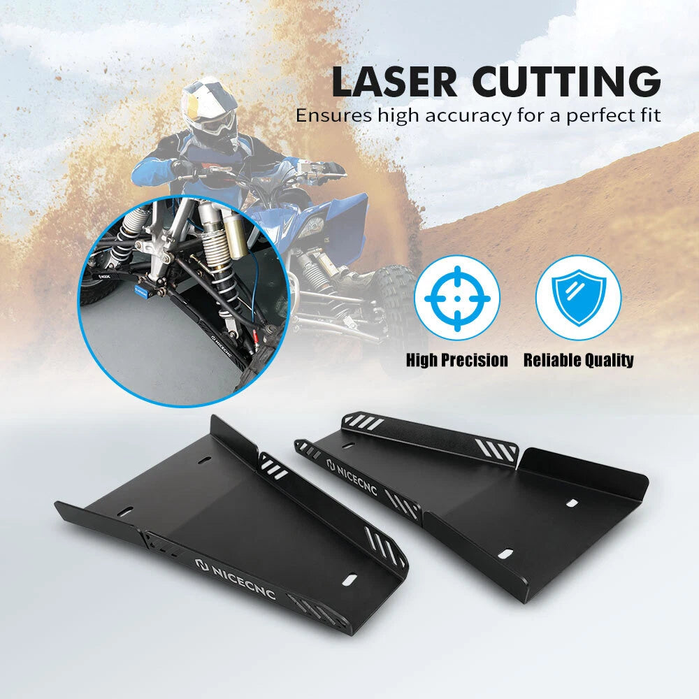 Aluminum Front A-Arm Skid Plate Guard for Yamaha YFZ450R (2009–2024)