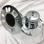 Pair of Chrome Hub Covers Center Caps for Trucks Vans (Fits 3.15"D / 3.15"H)