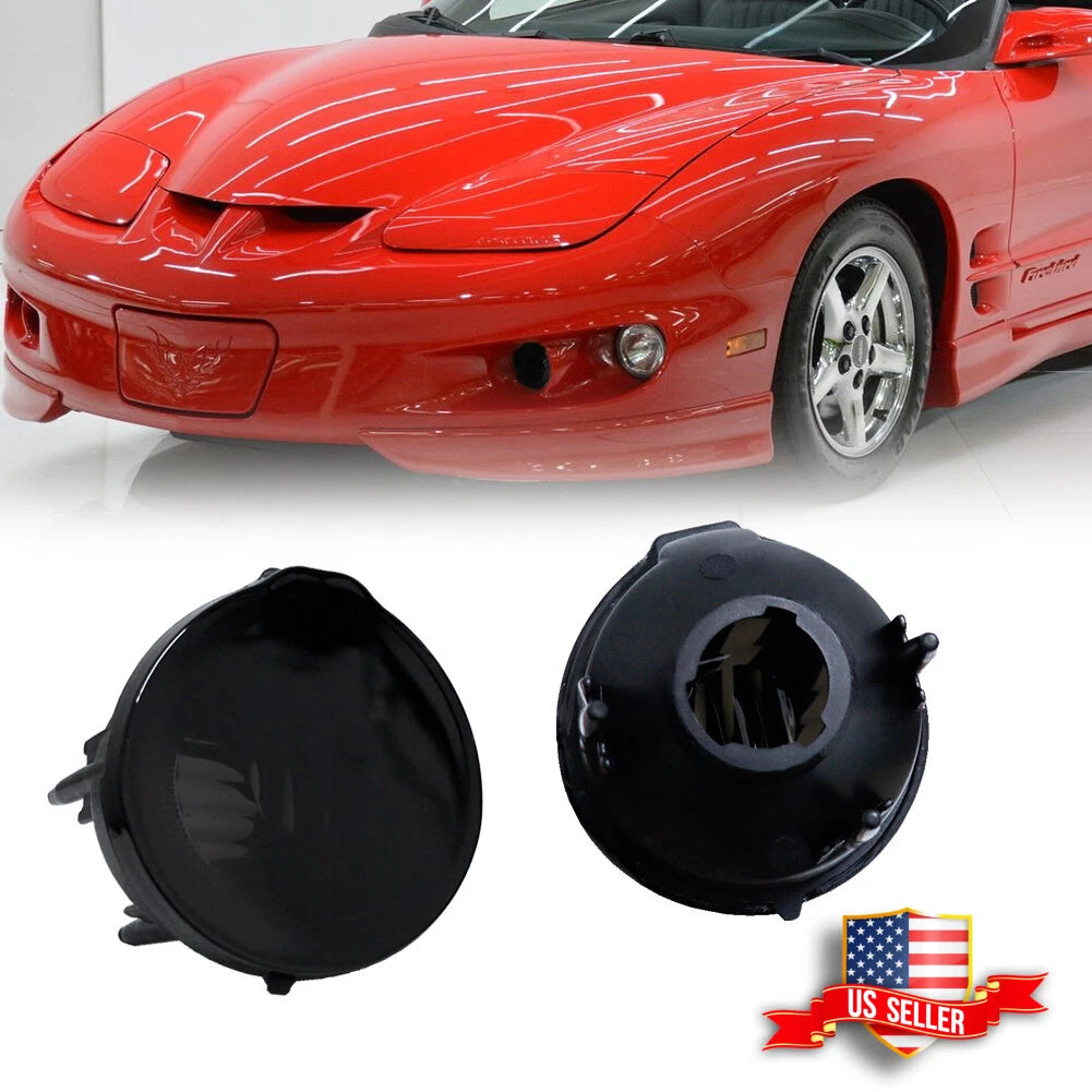 Set of 2 Front Turn Signal Light Lamps for Pontiac Firebird (1998–2002) Smoked Lens