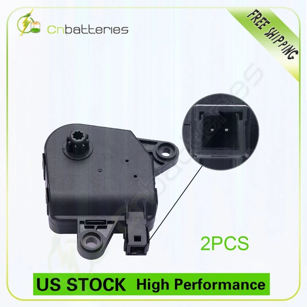 2X HVAC Heater Blend Door Actuator for Chrysler Town and Country (2001–2007)