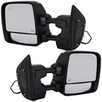 Towing Mirrors for Nissan Titan XD (2016–2019) Power Heated Chrome