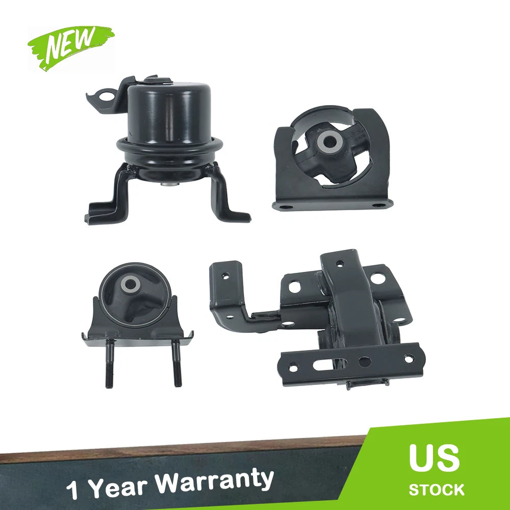 Set of 4 Engine Motor Mounts for Toyota RAV4 (2001–2003)