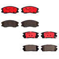 Set of 4 Brembo Ceramic Brake Pads for Chevy Pontiac Saturn Suzuki