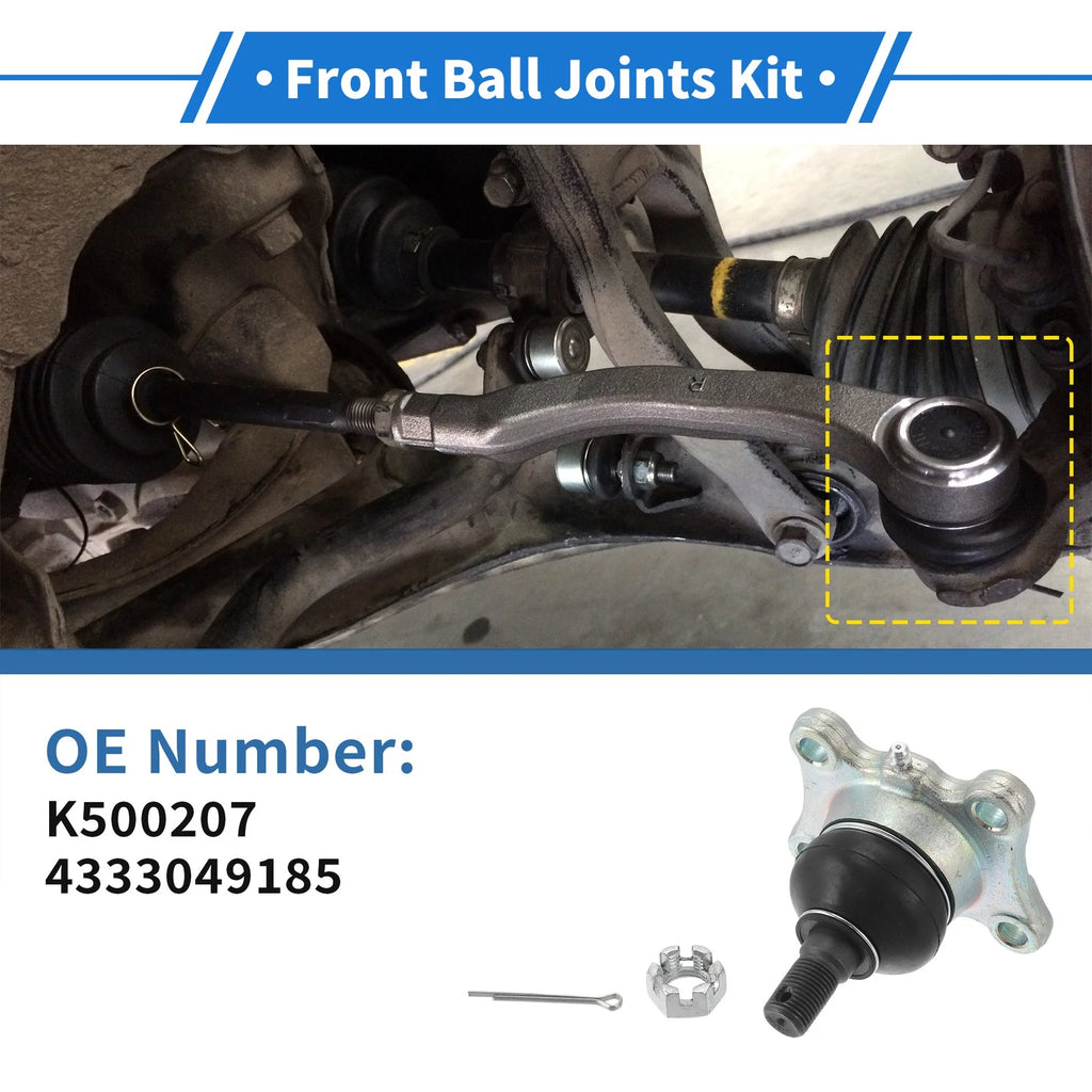 2 Pcs Front Lower Ball Joints for Toyota 4Runner (1989–1996) No.K9519/4333039315