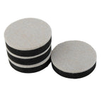 Set of 4 Round Felt EVA Chair Leg Pads for Floor Protection