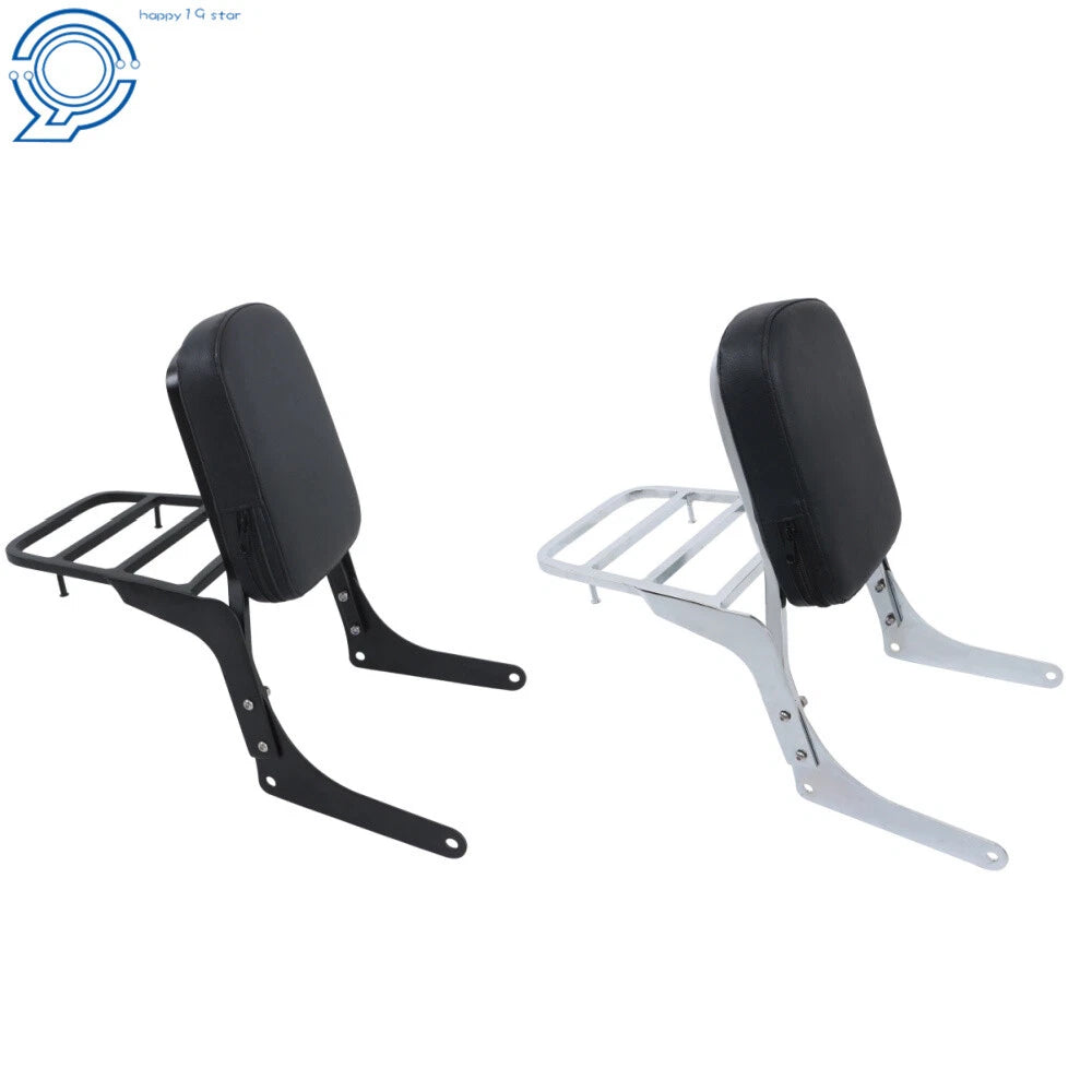 Passenger Backrest Sissy Bar with Luggage Rack for Honda Rebel 250 (1985–2016)