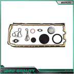 Oil Pan Gasket Set w/ Oil Cooler Seal for BMW 535i GT xDrive (2011–2017)