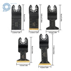 55 PCS Titanium Oscillating Saw Blades for Universal Multitool (Various)