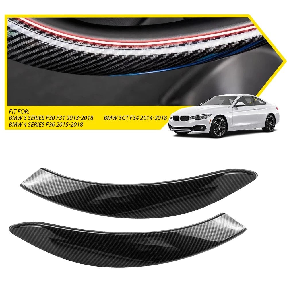 Carbon Fiber Inside Door Handle Cover Trim for BMW 3 Series F30 F31 (2013–2018)