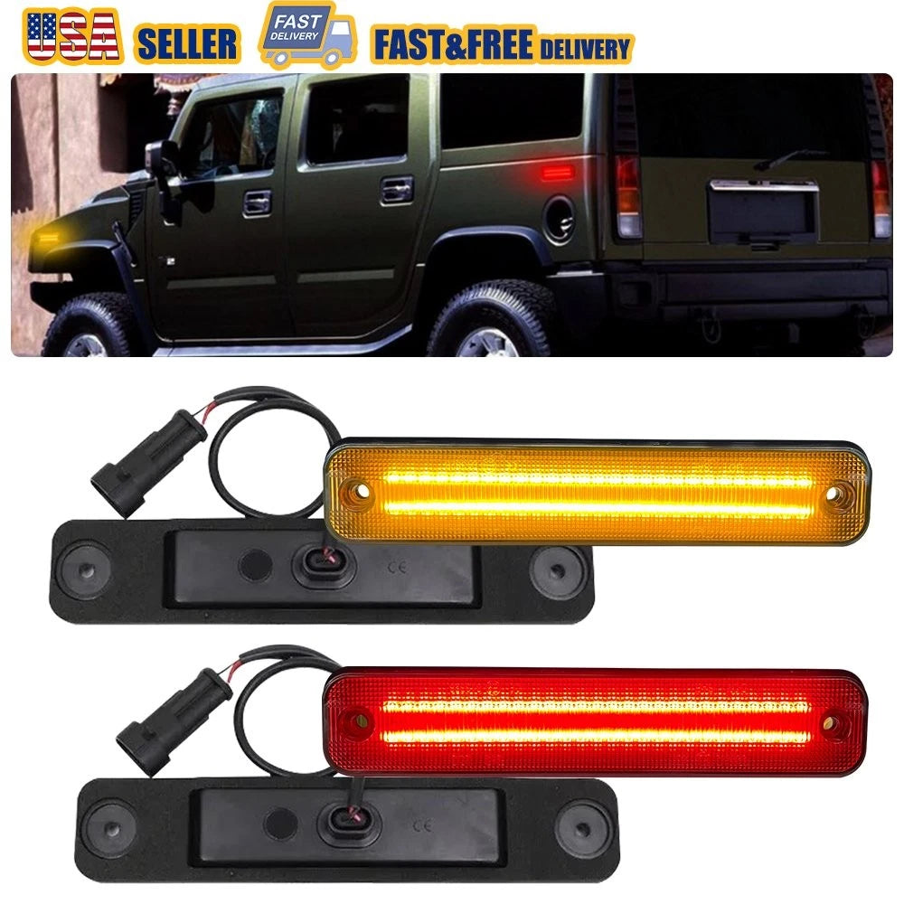 LED Front Rear Side Marker Light for Hummer H2 (2003–2009)