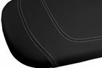 Leather Console Lid Armrest Cover for Ford F150 Lariat (1997–2003) Gray Stitch