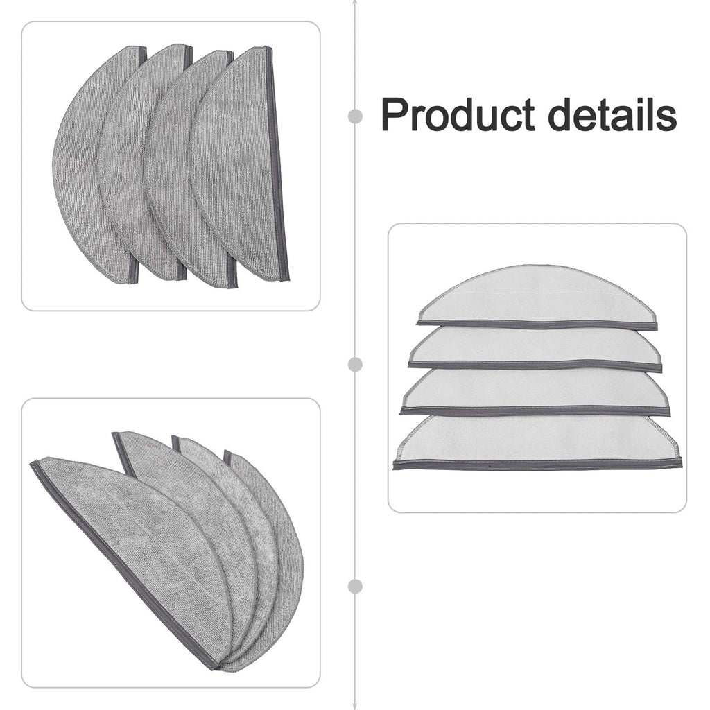 Mop Cloths for Roborock Q10 Q10P Q10P Plus Q8 Max Pro (2023–2023)