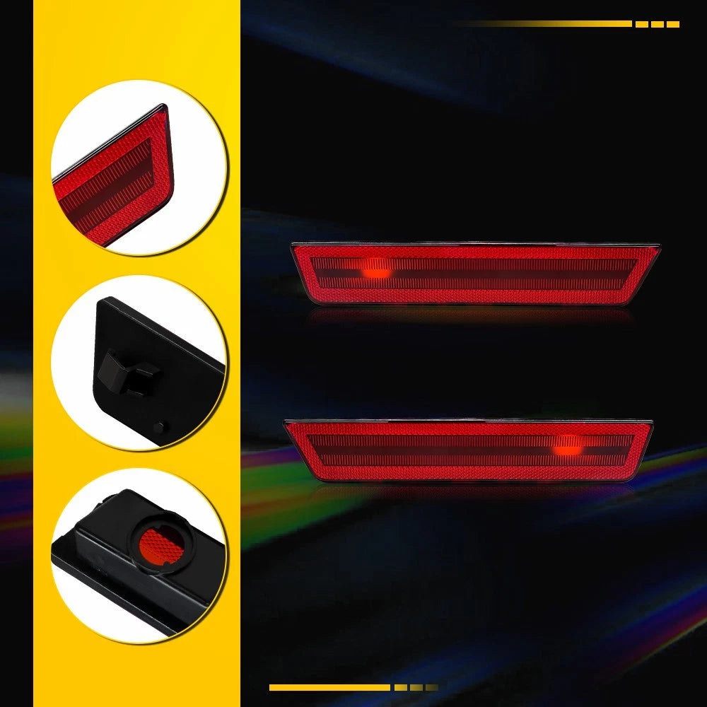 Universal Turn LED Signals for Motorcycle (Integrated Brake License Plate Tail Light)