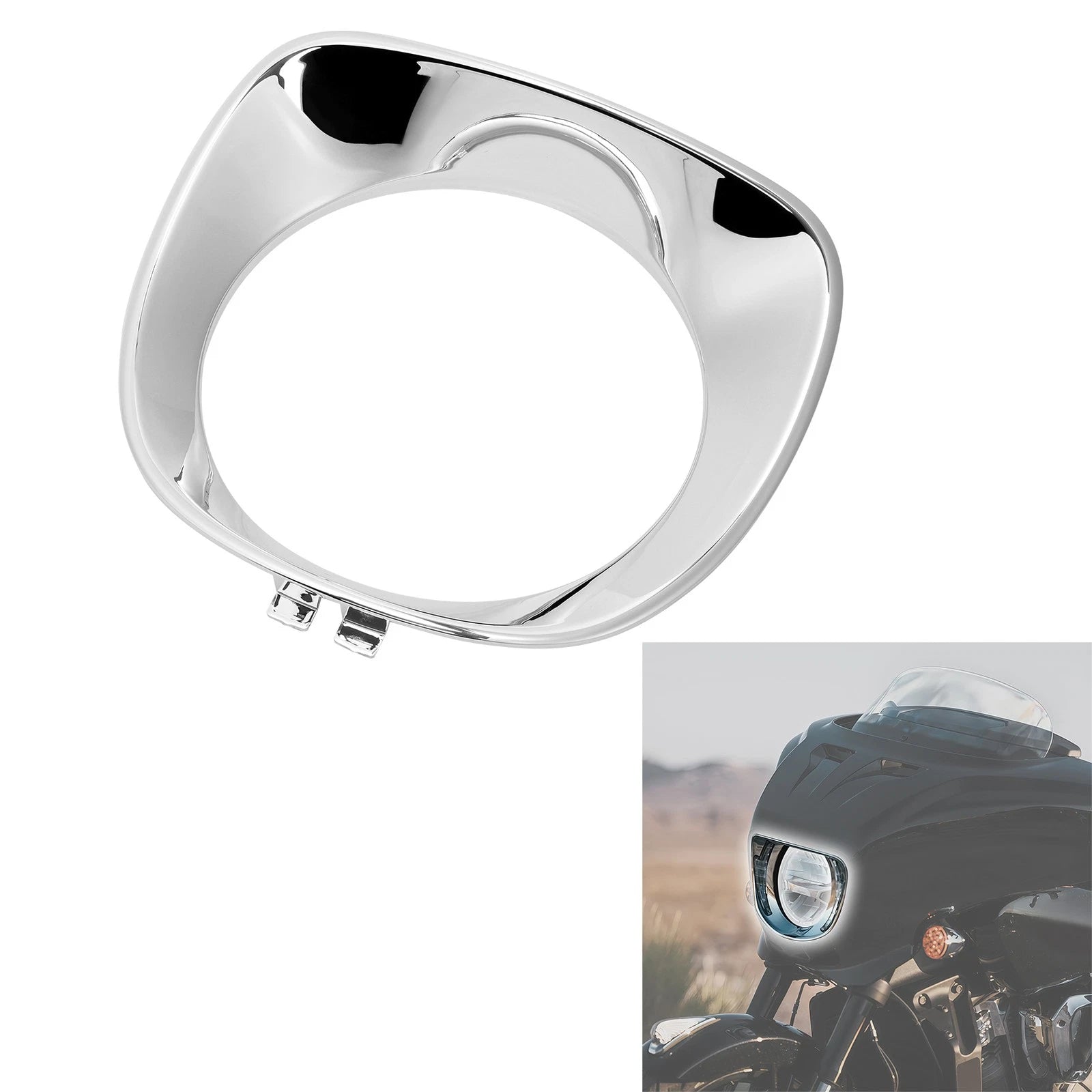 Headlight Bezel Trim Ring for Indian Chieftain Dark Horse Limited (2019–2025)