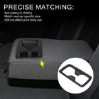 Rear Cup Holder Cover for Toyota Harrier (80 Series) Black 1 Pcs