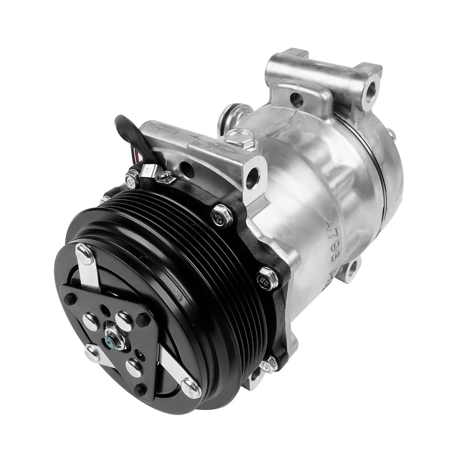 AC Compressor with 6 Groove Pulley for Chevy Blazer Silverado (1999-2007)