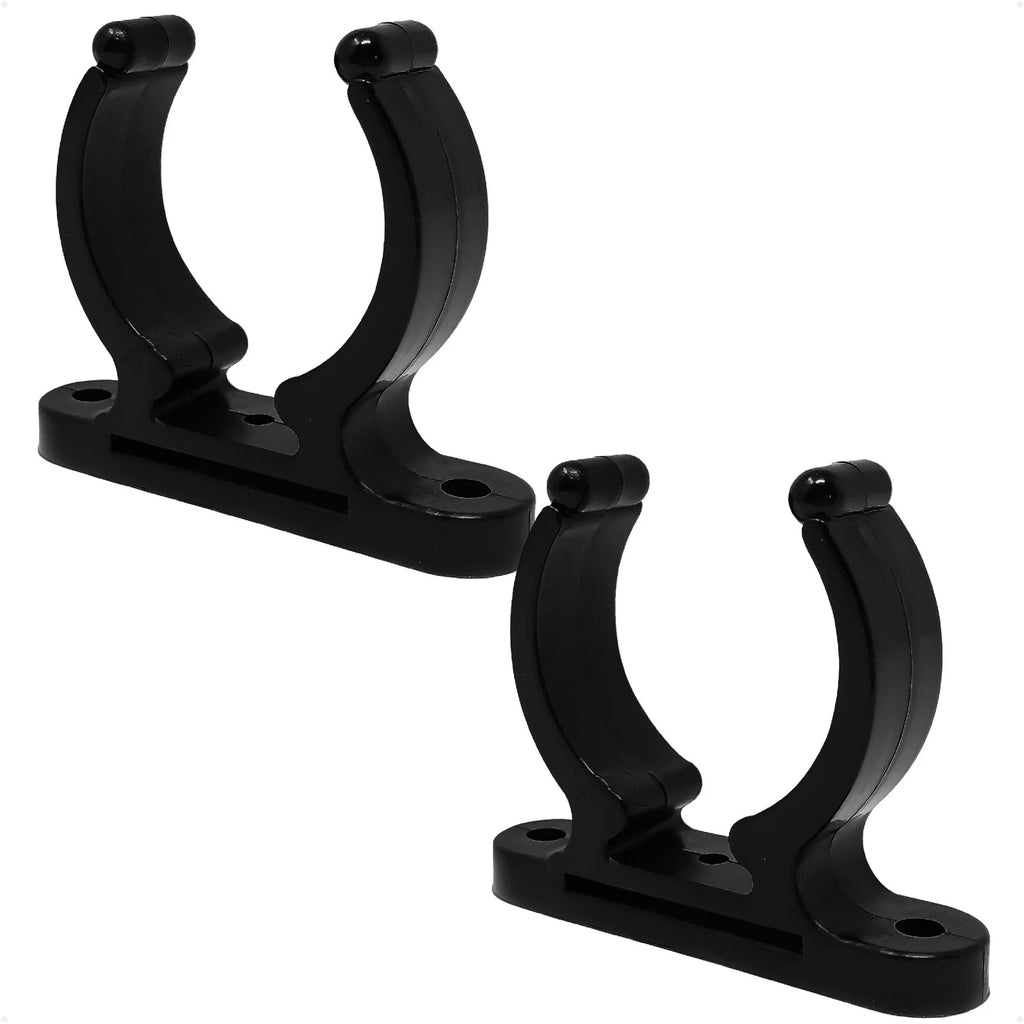 Boat Hook Holder Spring Clips for Up to 1-1/2" Tube Diameter (2-Pack)