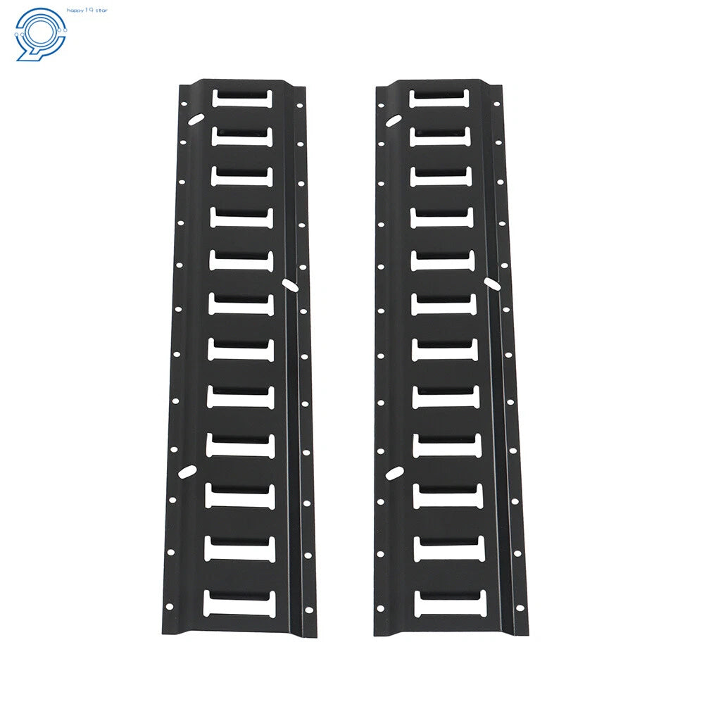 Set of 2 Track Tie Down Rail Kit for Garages