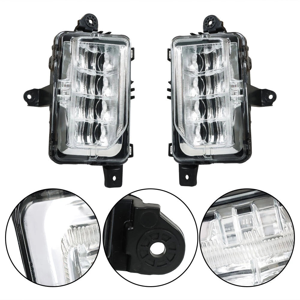 LED Fog Lights for GMC Sierra 1500 AT4/Denali/SLT (2019–2021) Pair