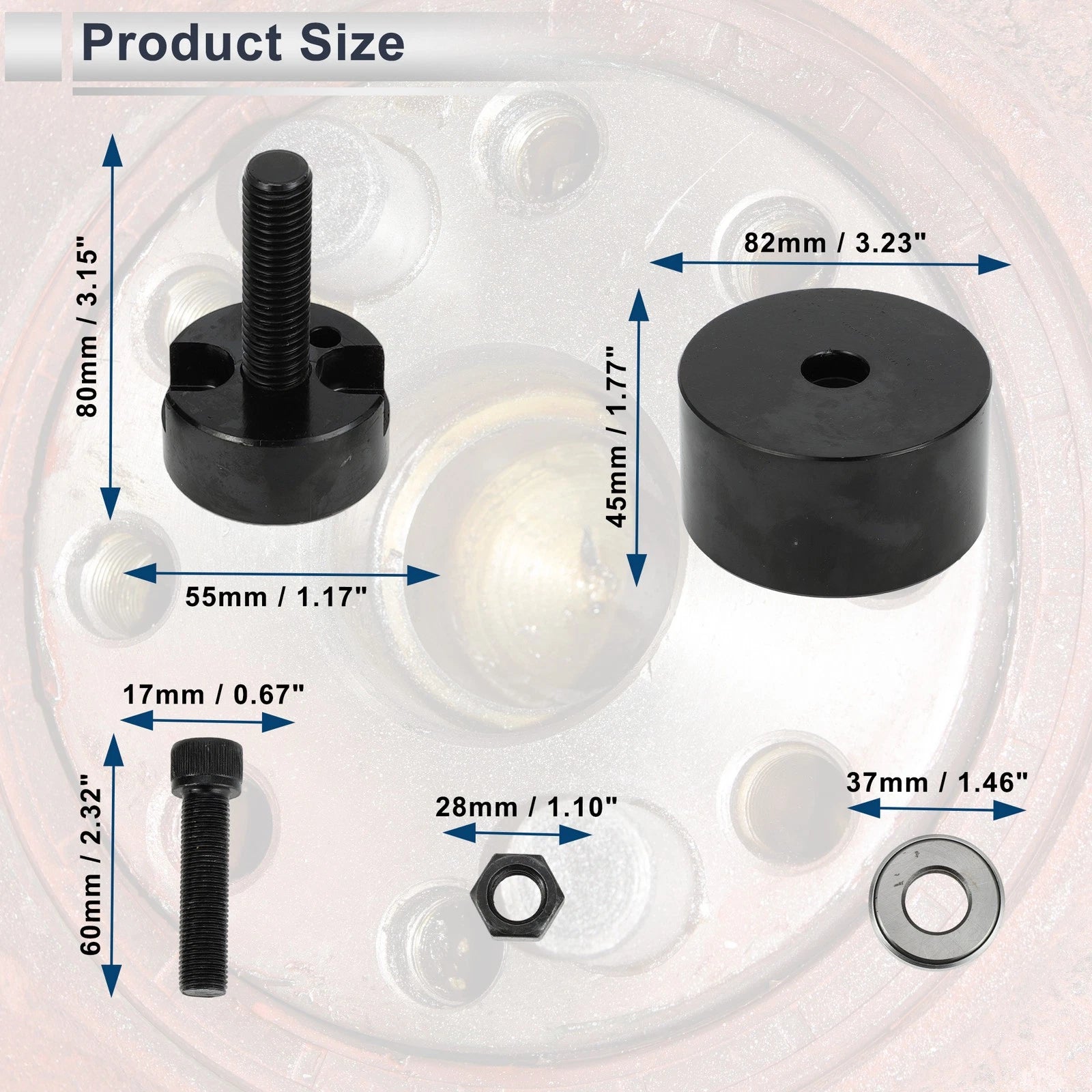 Crankshaft Seal and Wear Ring Installer Tool for Ford Super Duty F250 F350 