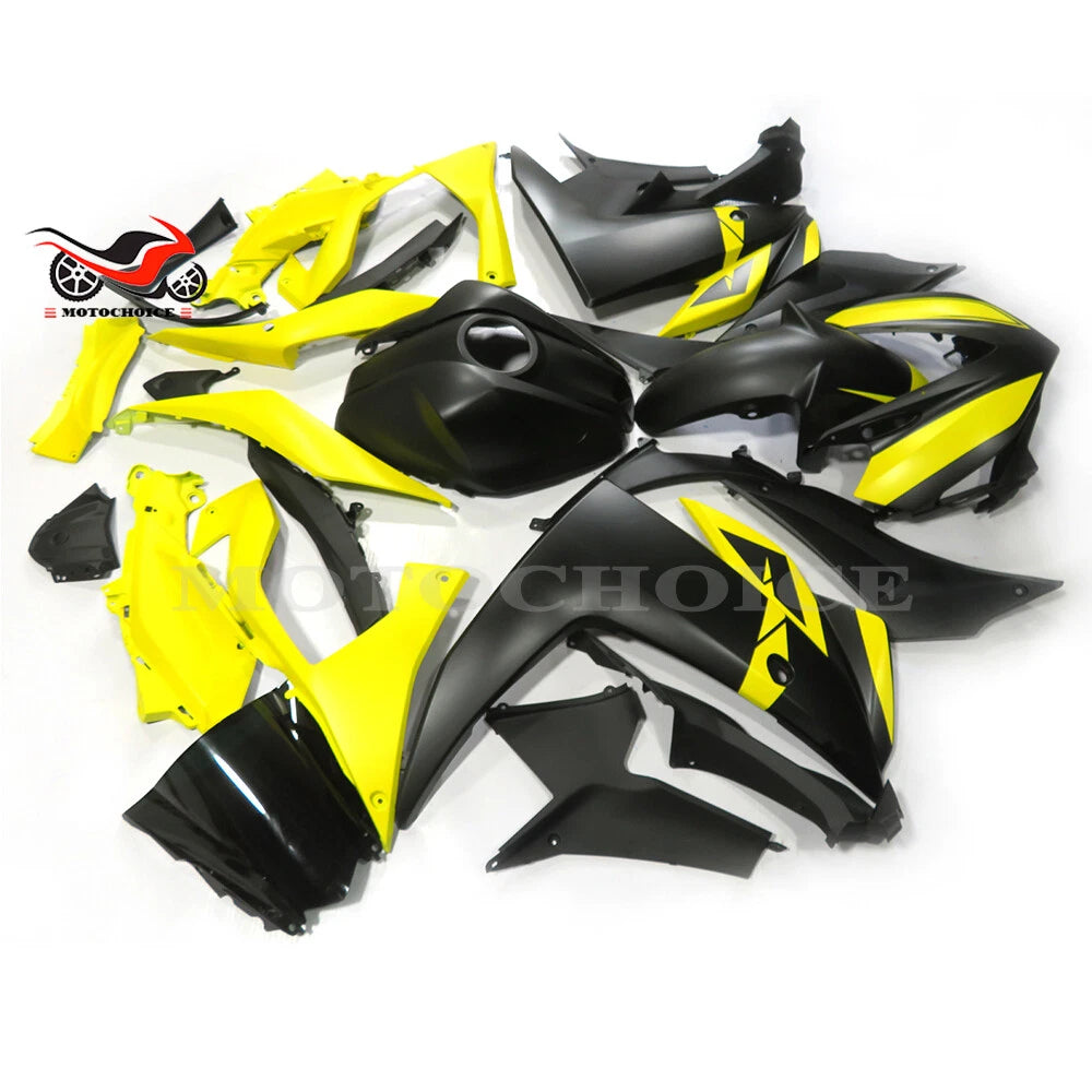 Fairing Kit for Yamaha YZF R3 R25 (2014–2018) Matte Black & Yellow
