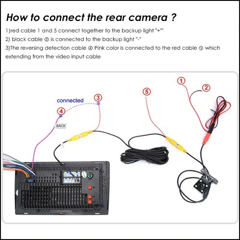 Car / Reverse Rear View Backup Camera for Chevrolet Traverse (2013–2016)