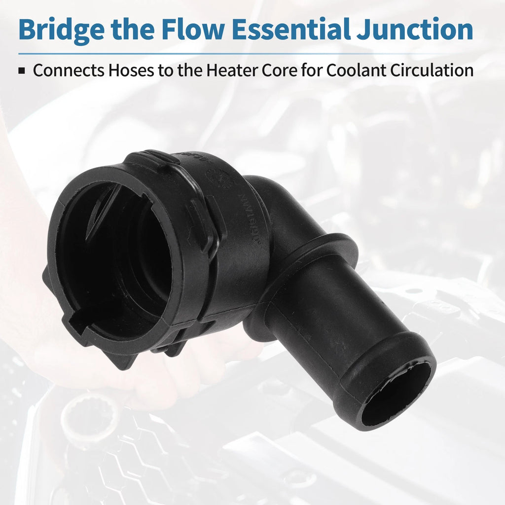 Engine Coolant Hose Connector for Volkswagen Tiguan (2007–2018) 1K0122291J