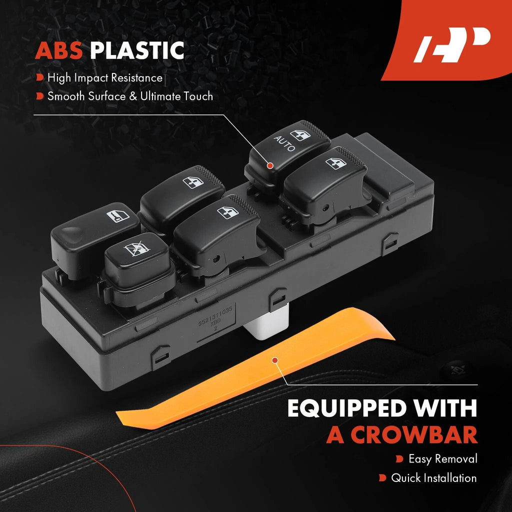 Front Left Power Window Switch for Kia Spectra (2007-2009)