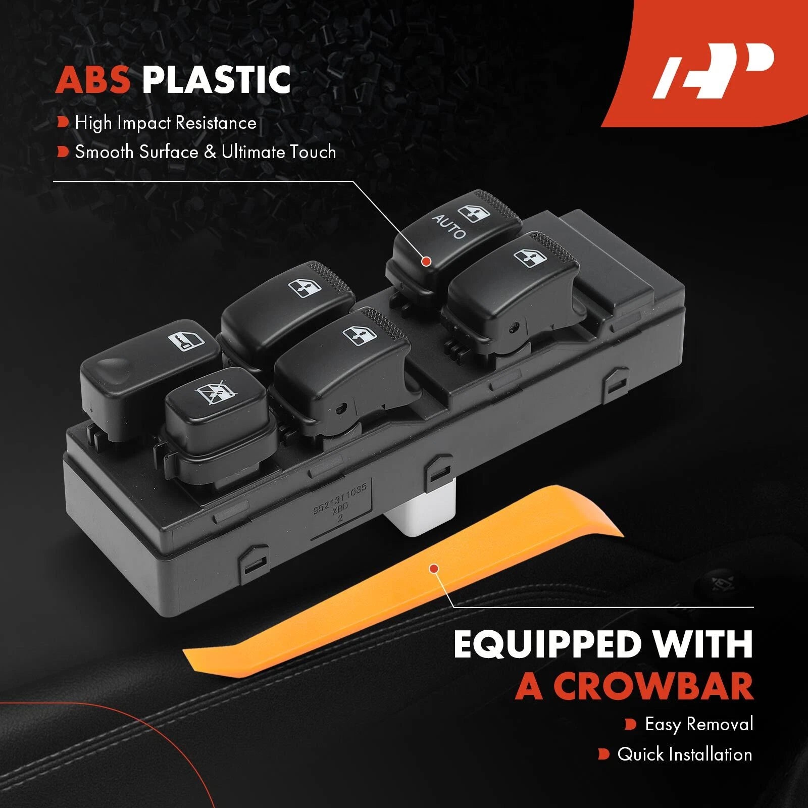 Front Left Power Window Switch for Kia Spectra (2007-2009)