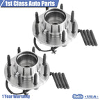 2X Front Wheel Hub Bearing for Ford Excursion F-250 F-350 (1999–2005)
