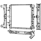 Replacement Plastic Driver Side Radiator for Hyundai iLoad (2008–2013)