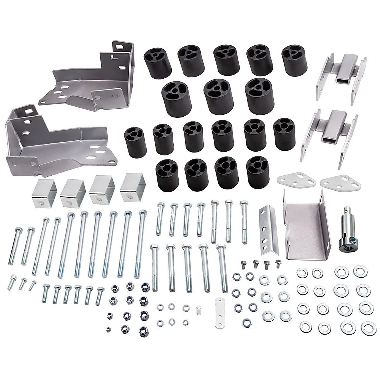 3 Inch Body Lift Kit for Chevy Silverado GMC Sierra 1500 (2007–2013) Steel