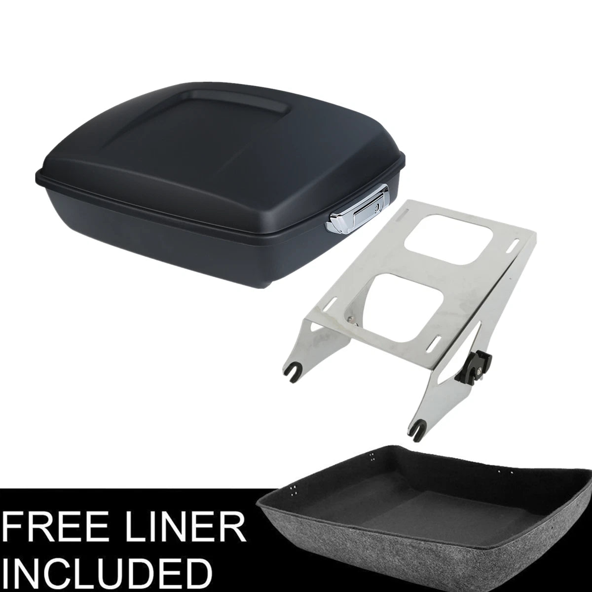 Chopped Trunk 2 Up Rack for Harley Touring Road Glide King (2014–2025)