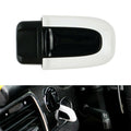 1x White ABS One Button Start Key Cover Case for Macan (2015-2023)