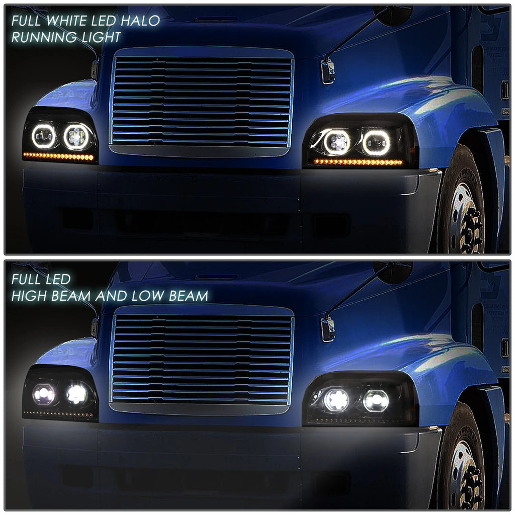 LED Sequential Signal Projector Headlights for Freightliner Century Class (1996–2010)