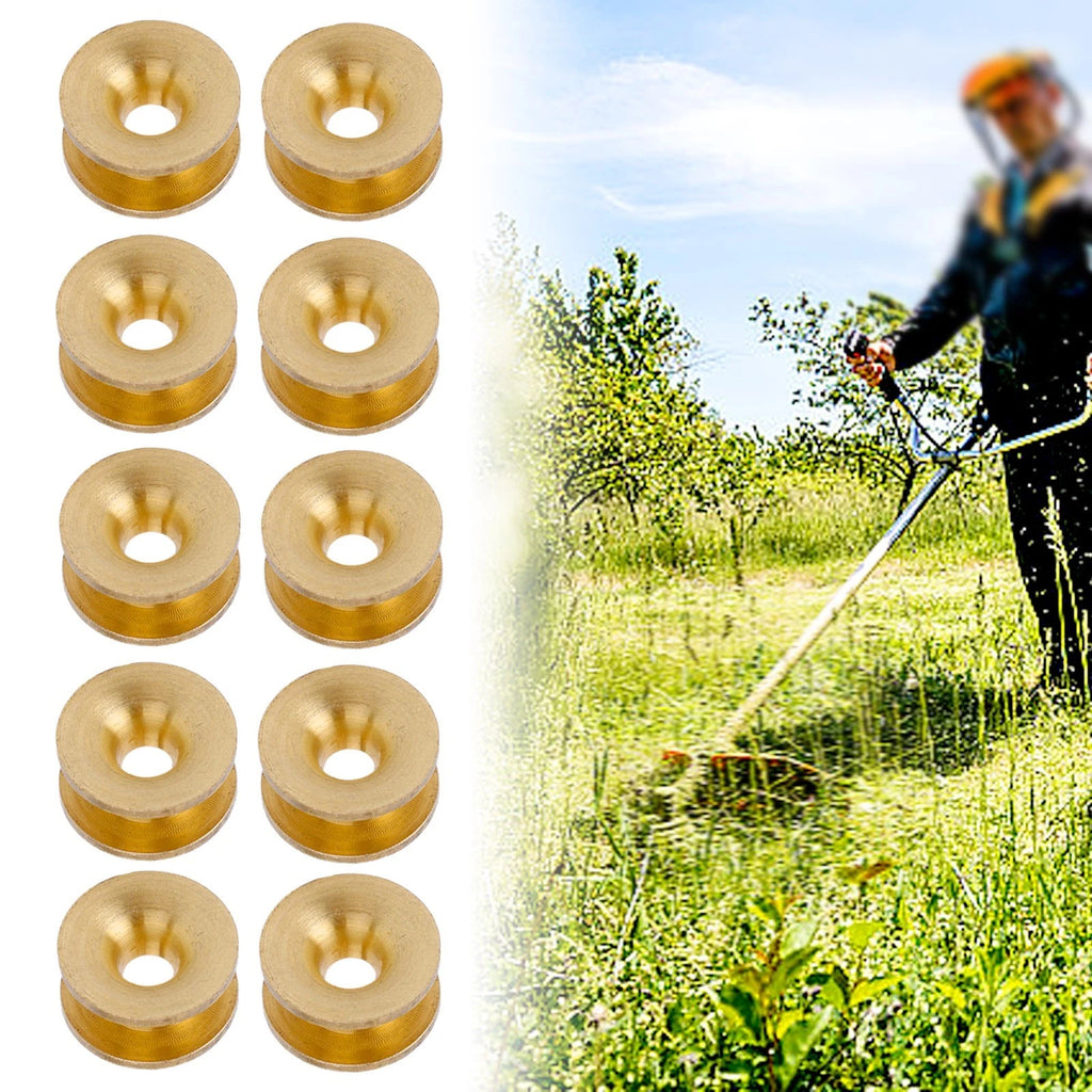 10PCS Brass Grass Trimmer Head Eyelets for Trimmers (Universal)