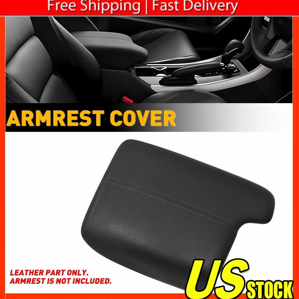 Center Console Armrest Lid Cover for Honda Accord (2013â2017) Black