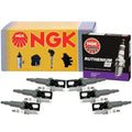 Set of 6 NGK COP Ignition Coils & Ruthenium HX Spark Plugs for BMW E60 E90 (2006–2011)