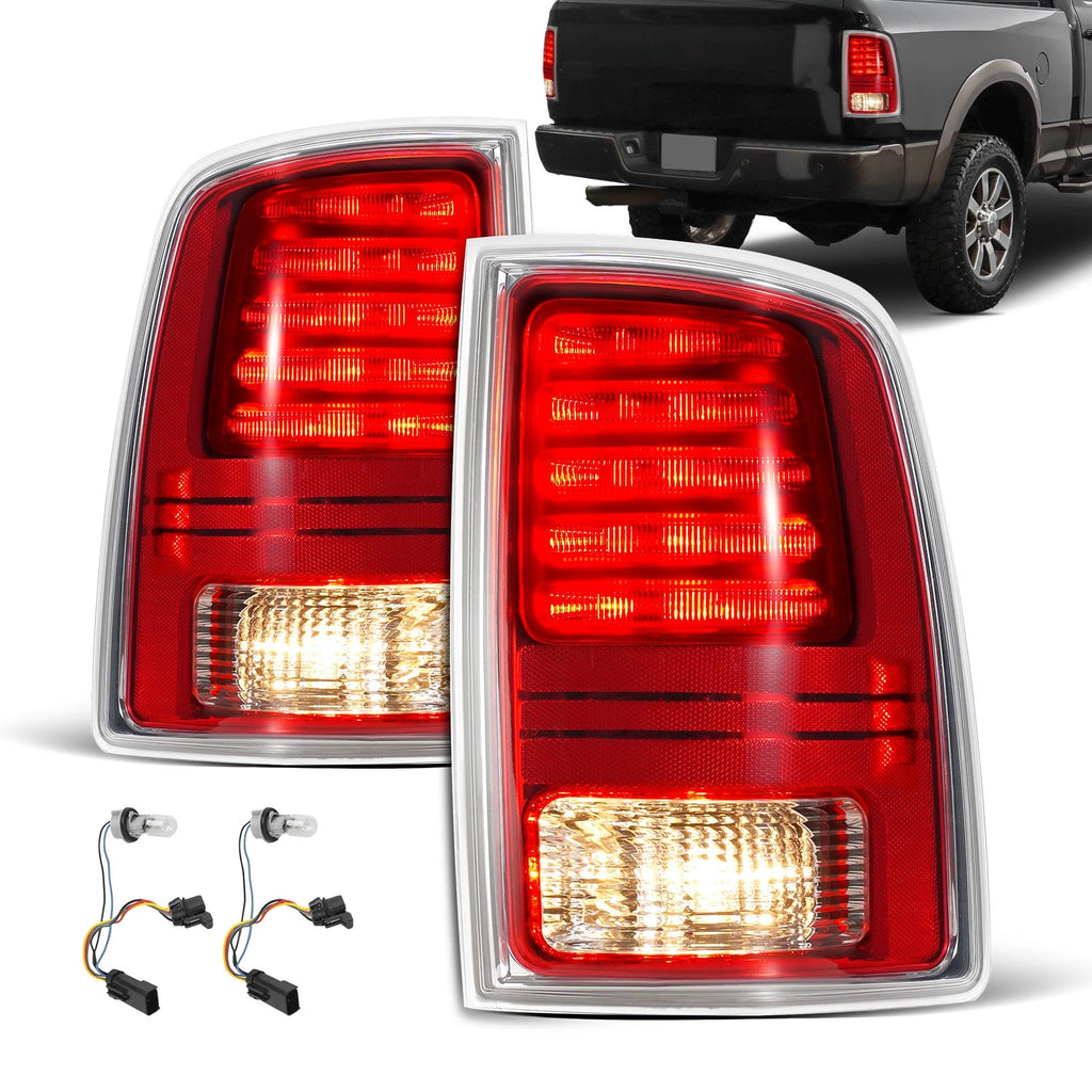 Pair LED Tail Lights for Ram 1500 2500 3500 (2013–2016)