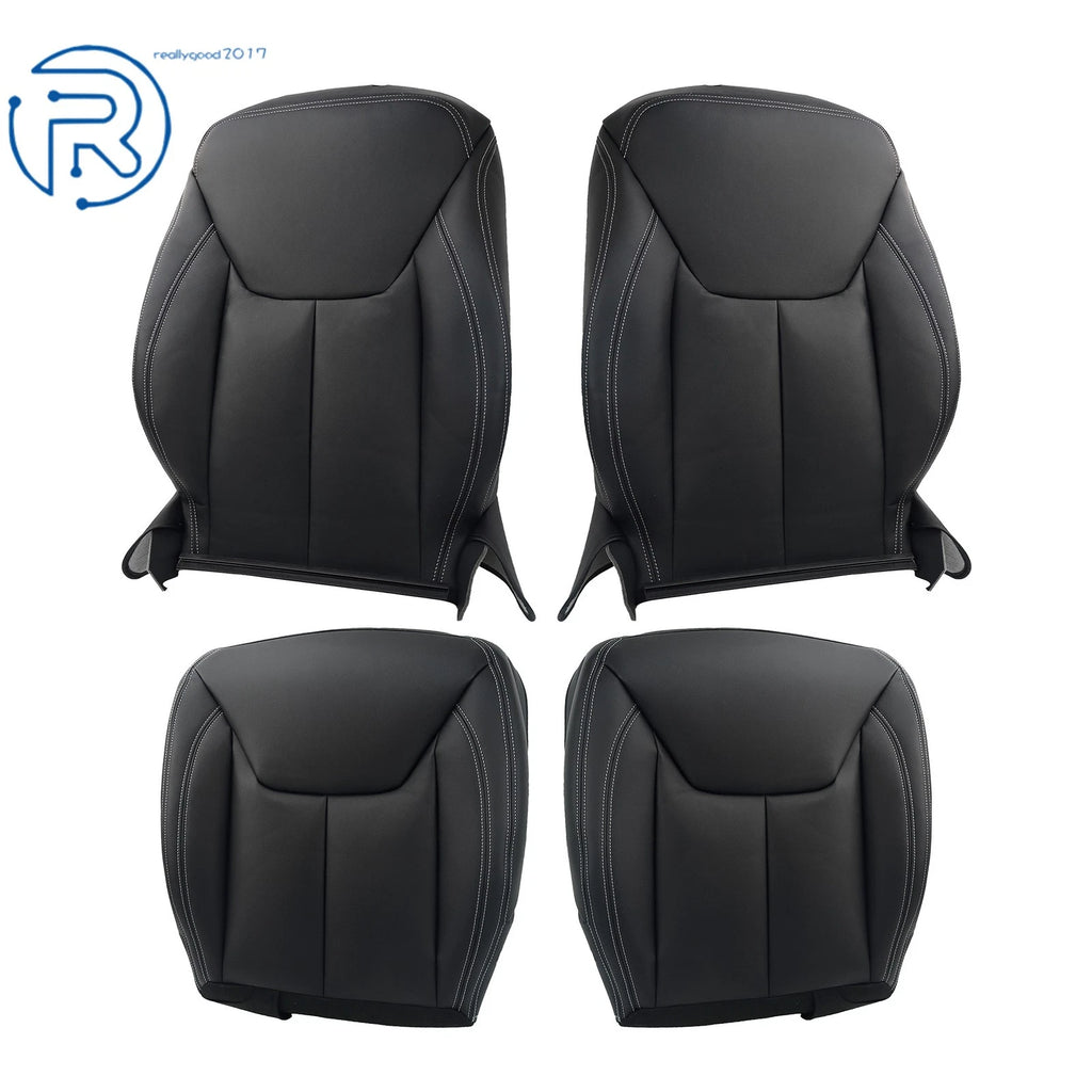 Set of 2 Seat Covers for Jeep Wrangler (2013–2017) Black