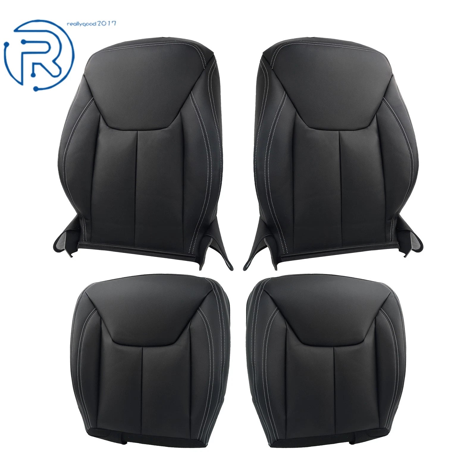 Set of 2 Seat Covers for Jeep Wrangler (2013–2017) Black