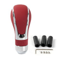 Leather Automatic Shift Knob for Universal Fit (Red)