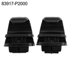 Black Rear Door Sunshade Retainer Clips for Kia Sorento (2021-2023)