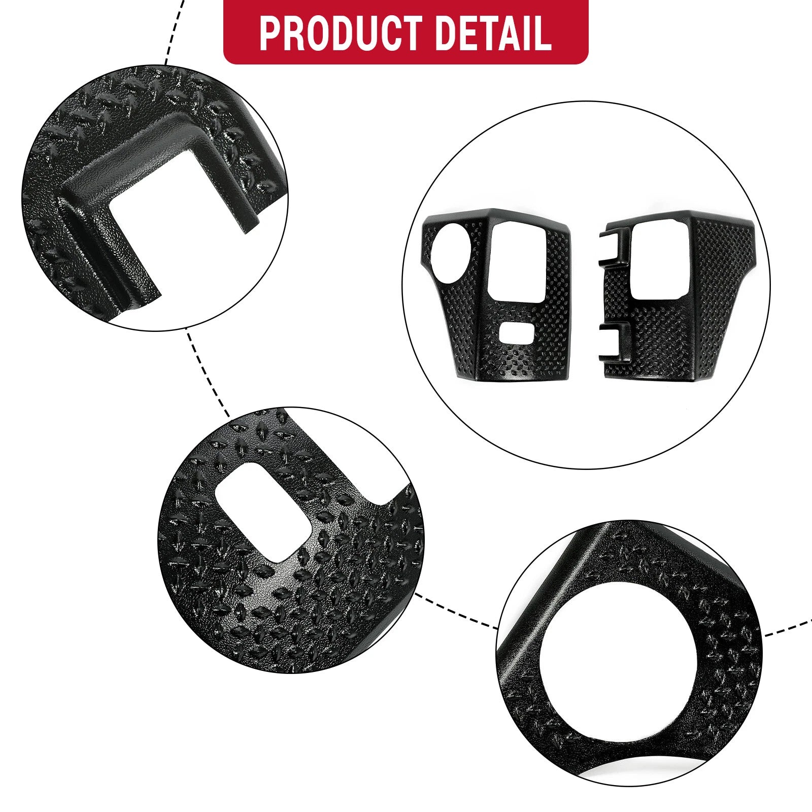 Rear Corner Guard Tail Light Cover for Jeep Wrangler JK JKU (2007–2018)