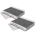 2X Activated Carbon Cabin Air Filter for Jeep Compass Renegade (2017–2022)