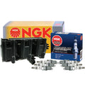 NGK DIS Ignition Coil & Iridium IX Spark Plugs Kit for Hyundai Kia (2000–2023)