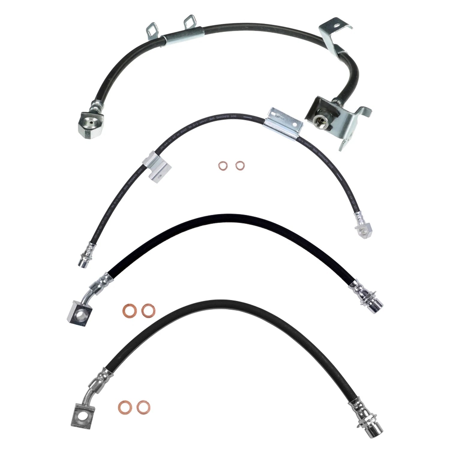 Sunsong Brake Hydraulic Hose Kit for Silverado 1500 (2014–2018)